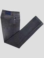 Kiton Dark Gray Cotton Ea Jeans
