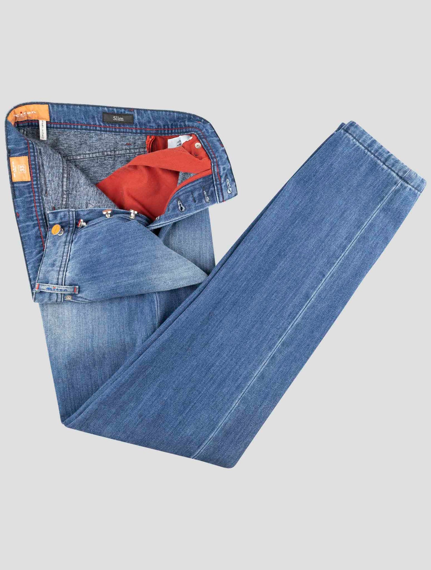 Kiton Denim Cotton Wool Ea Jeans