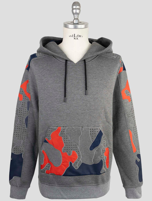 Kiton Knt Gray Viscose Ea Sweater Hoodie