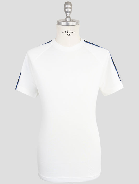 Kiton Knt White Cotton T-Shirt