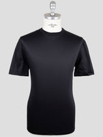 Kiton Black Cotton T-Shirt