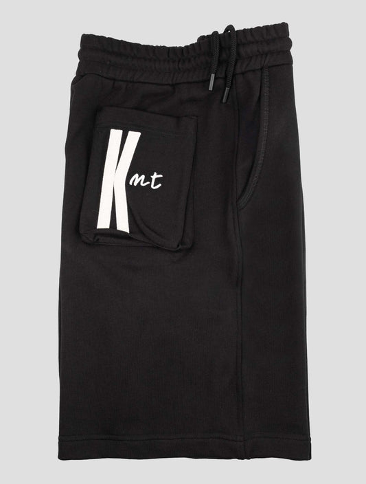 Kiton Knt Black Cotton Short Pants