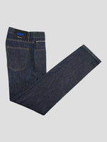 Kiton Knt Dark Blue Cotton Pe Jeans