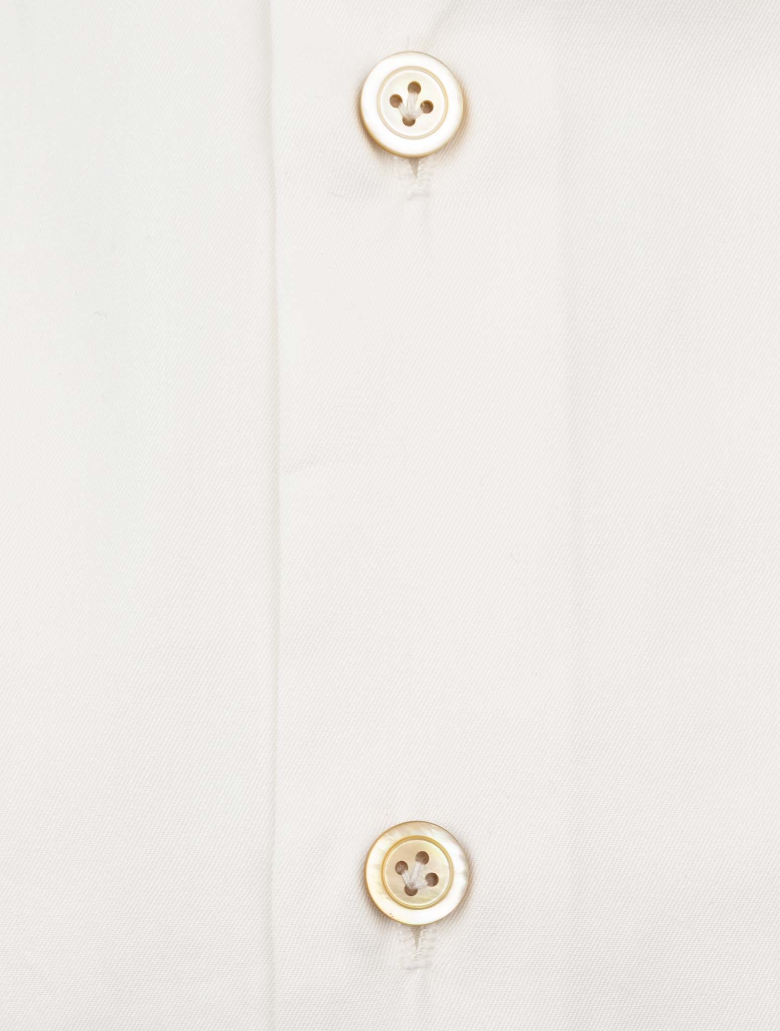 Kiton White Cotton Shirt