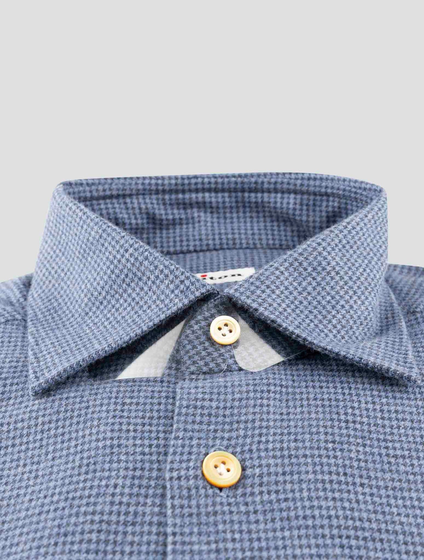 Kiton Light Blue Cotton Shirt