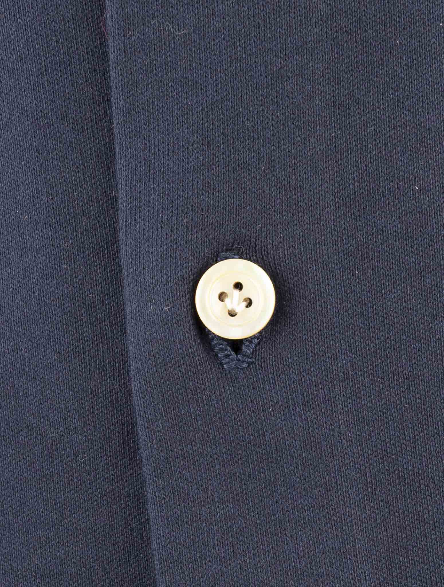 Kiton Blue Cotton Shirt