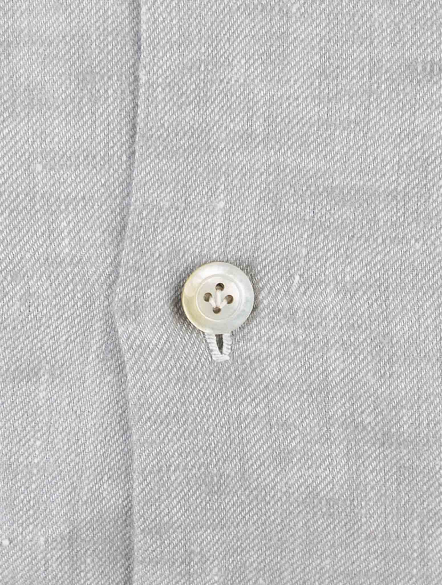 Kiton Beige Linen Shirt