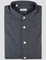 Kiton Dark Gray Cotton Shirt