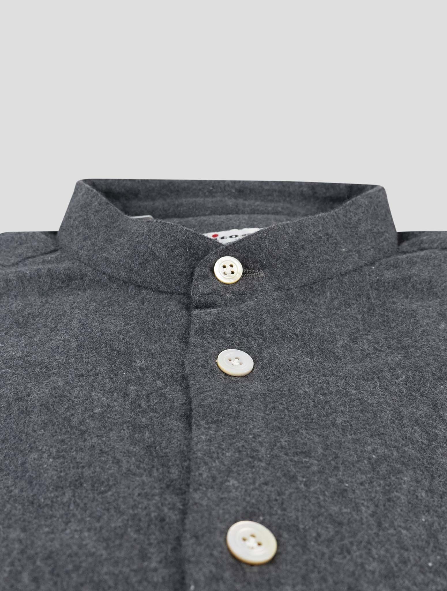 Kiton Dark Gray Cotton Shirt