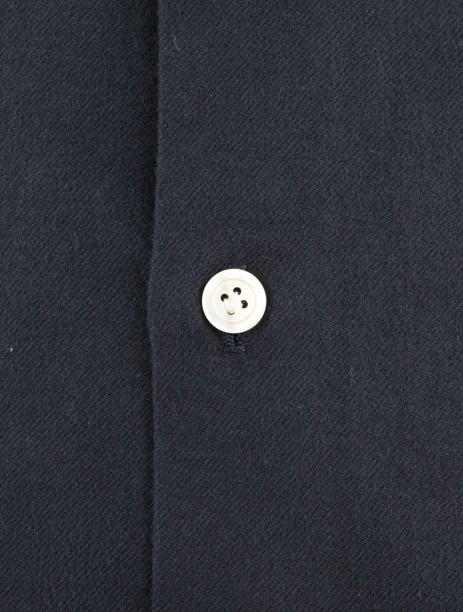 Kiton Black Cotton Shirt