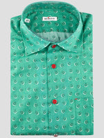 Kiton Green Cotton Shirt