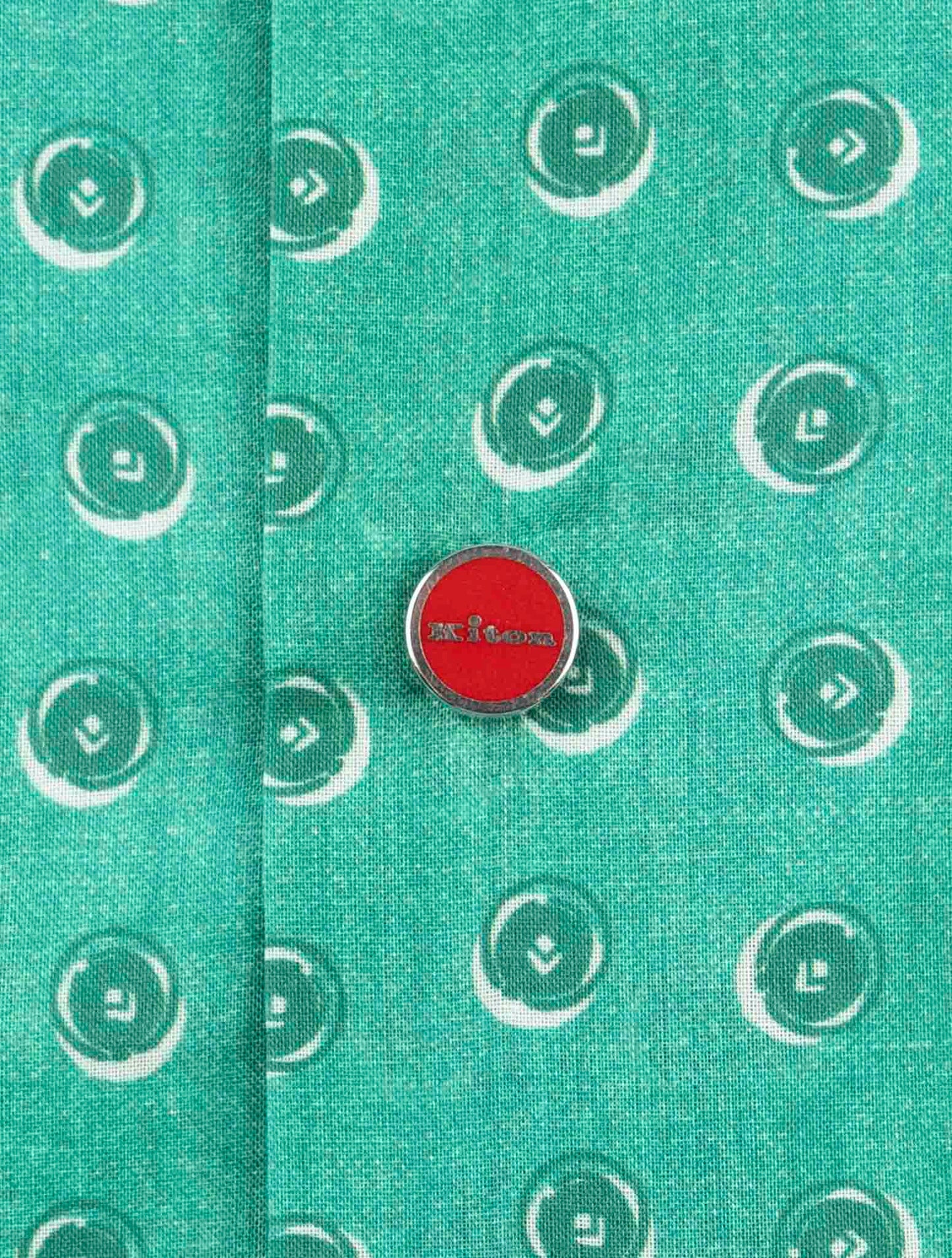 Kiton Green Cotton Shirt
