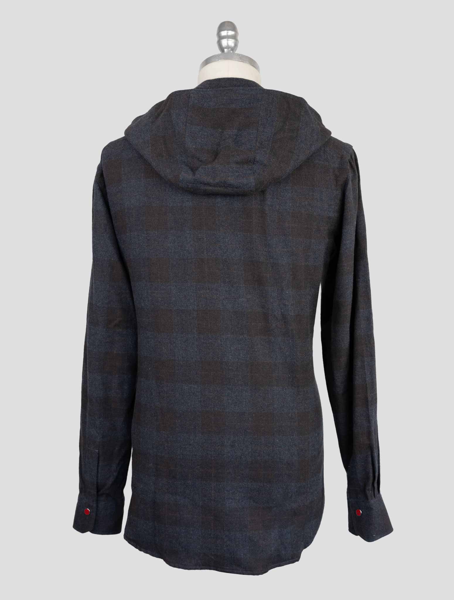 Kiton Dark Gray Cotton Shirt