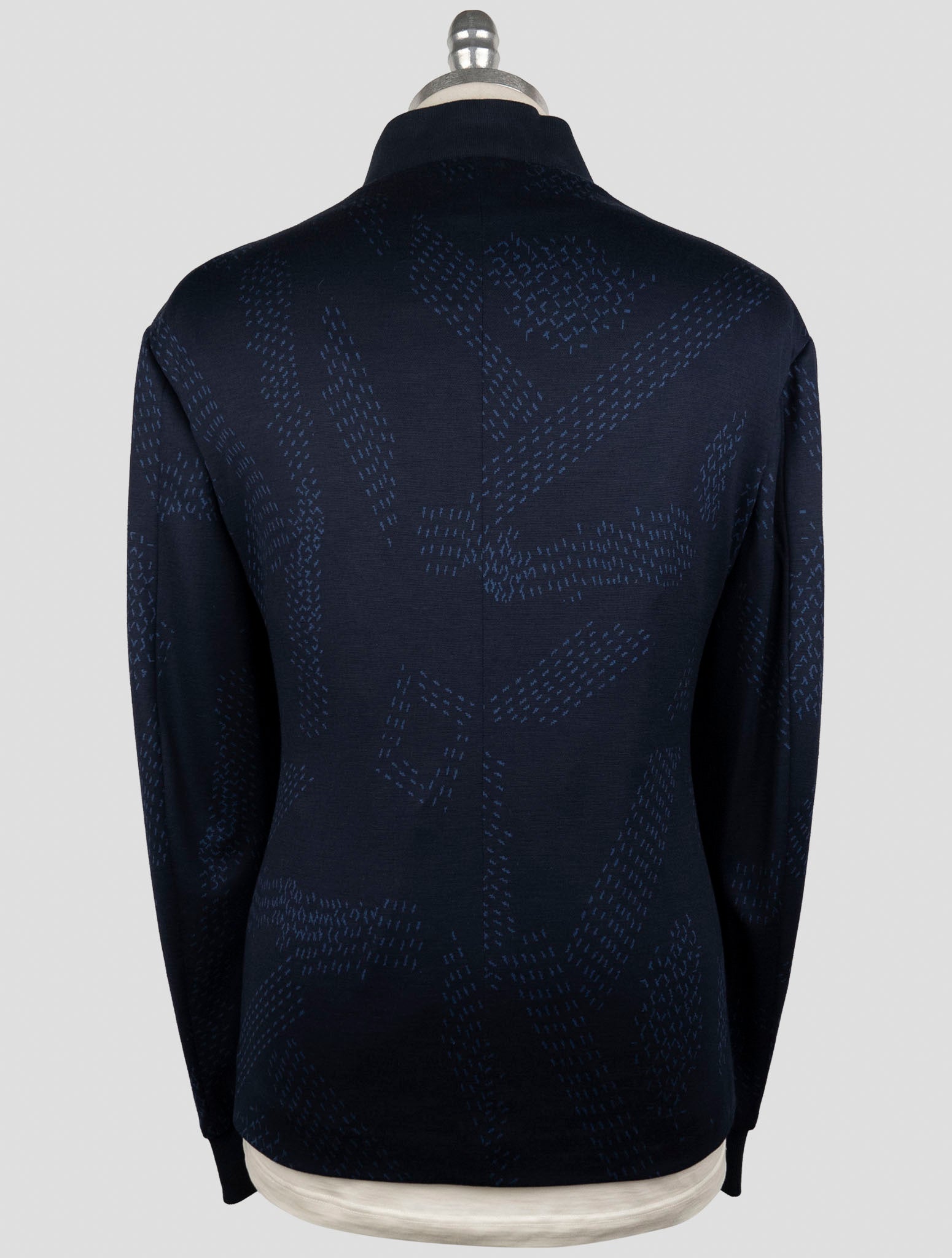 Kiton Knt Blue Wool Suit