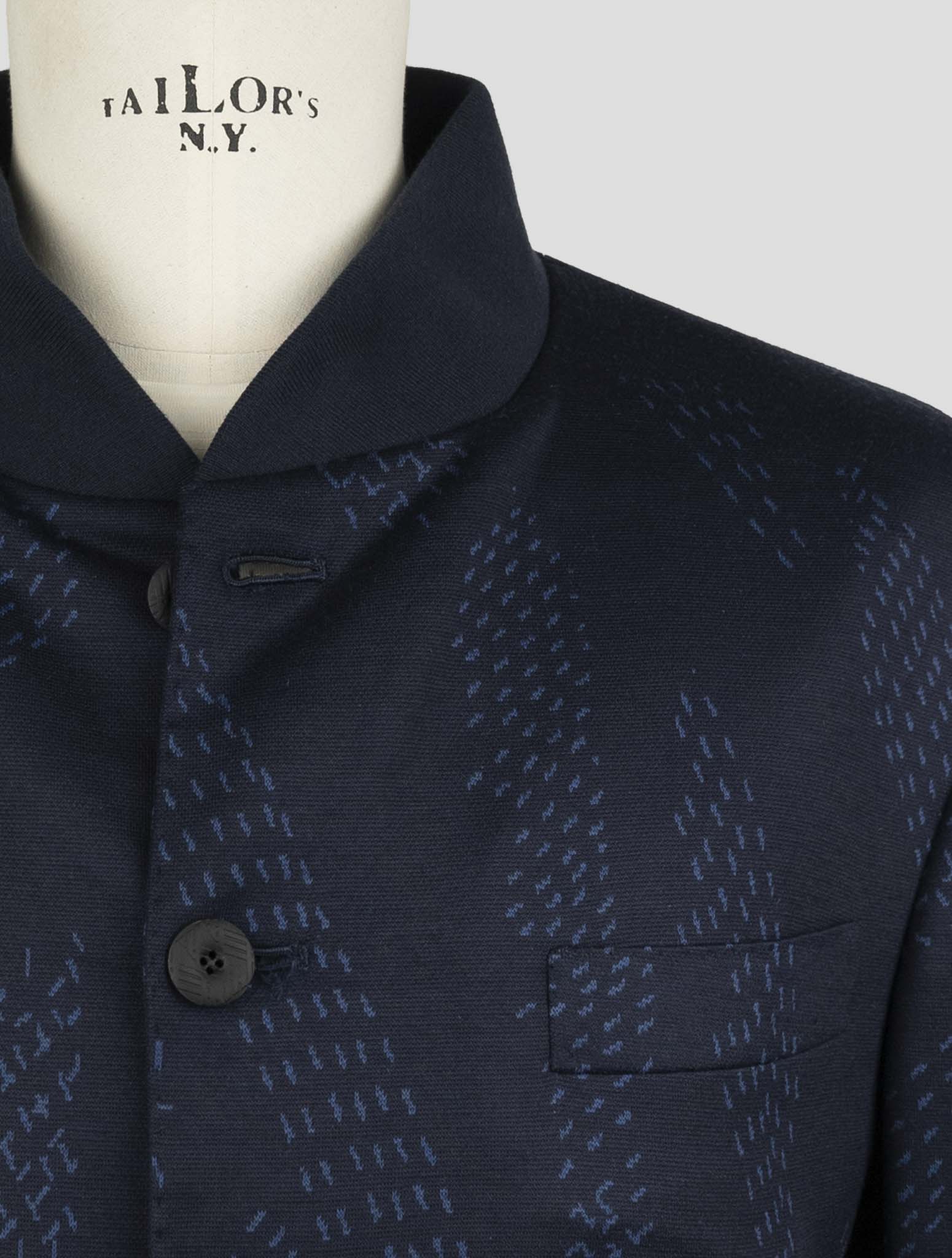 Kiton Knt Blue Wool Suit