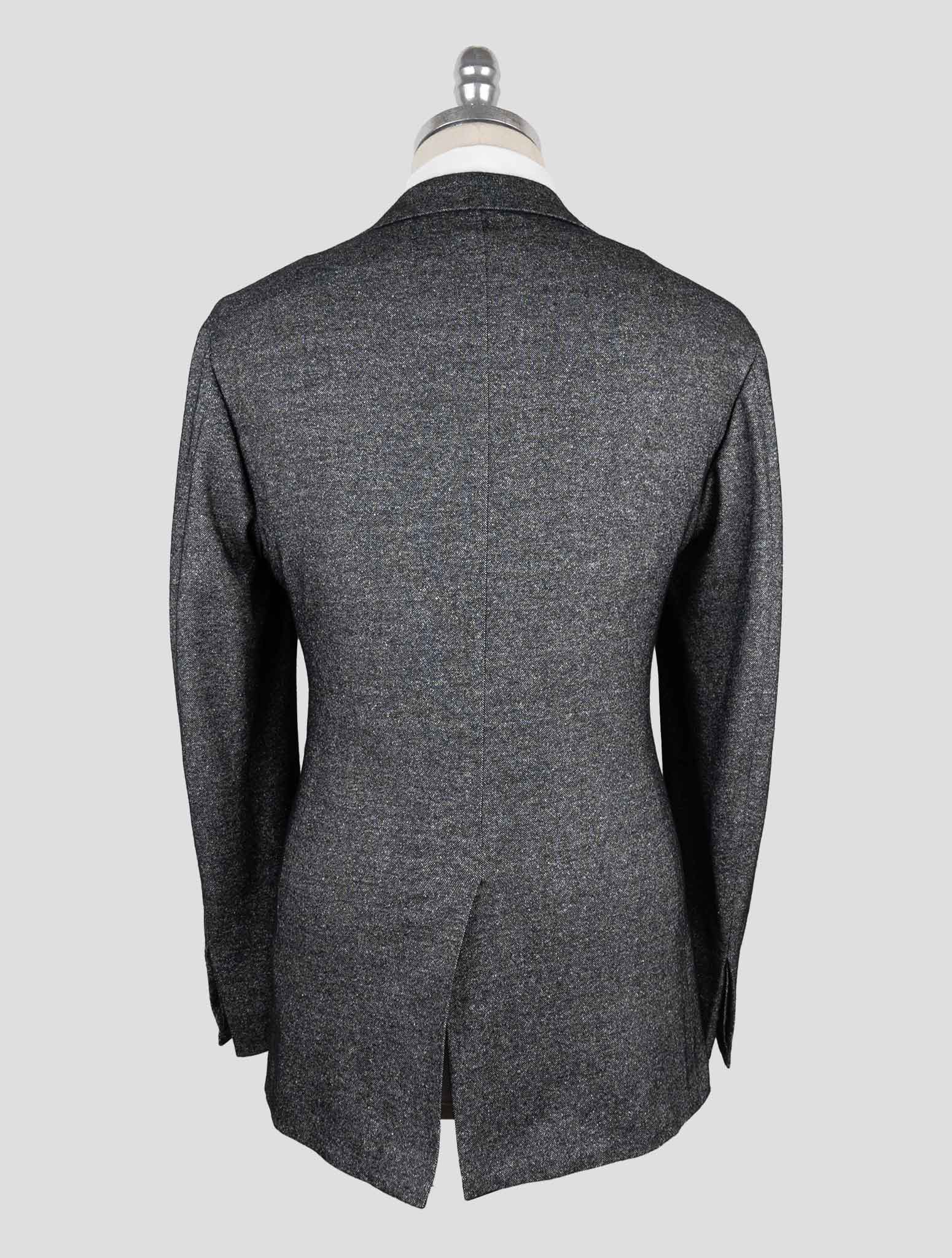 Kiton Knt Gray Cashmere Silk Suit