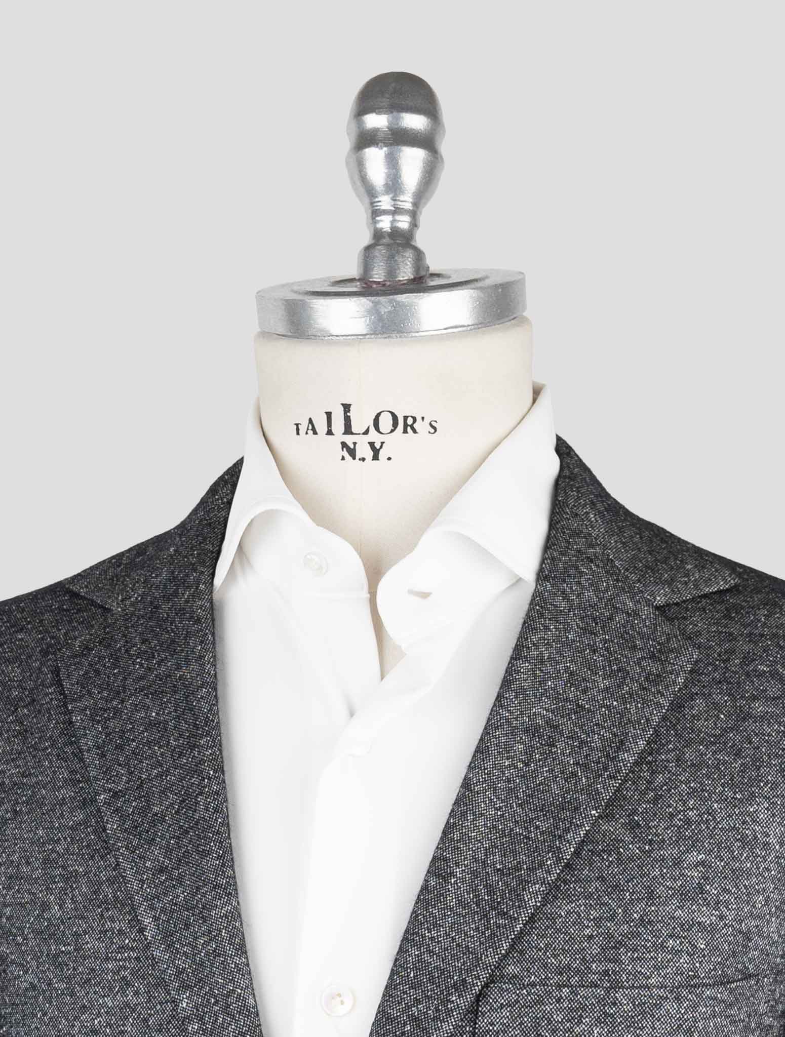 Kiton Knt Gray Cashmere Silk Suit