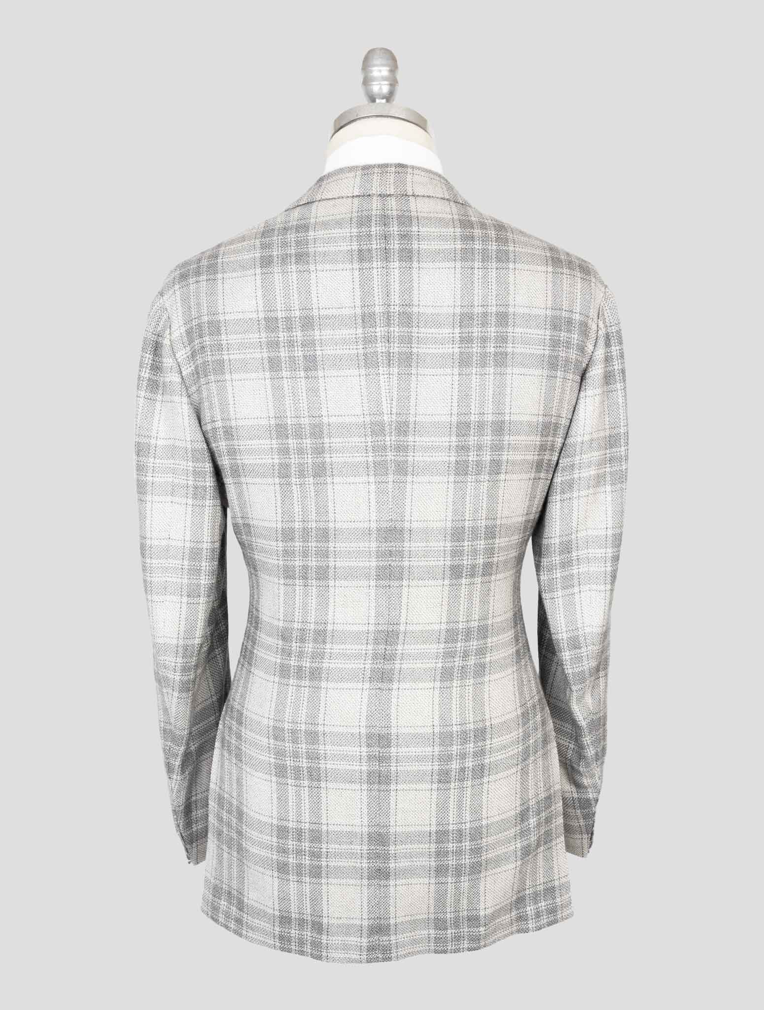 Kiton Gray Cashmere Blazer