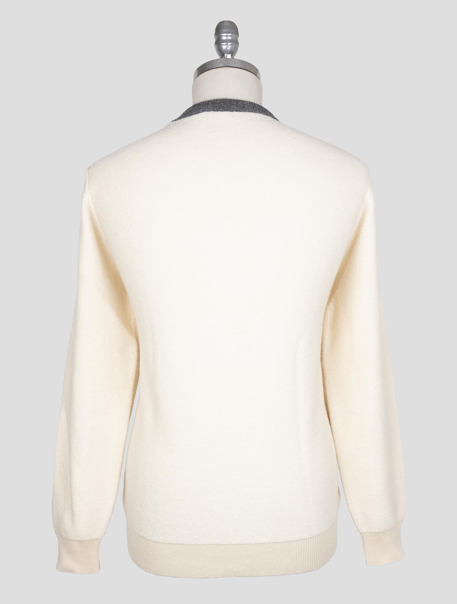 Kiton Beige Cashmere Sweater Crewneck