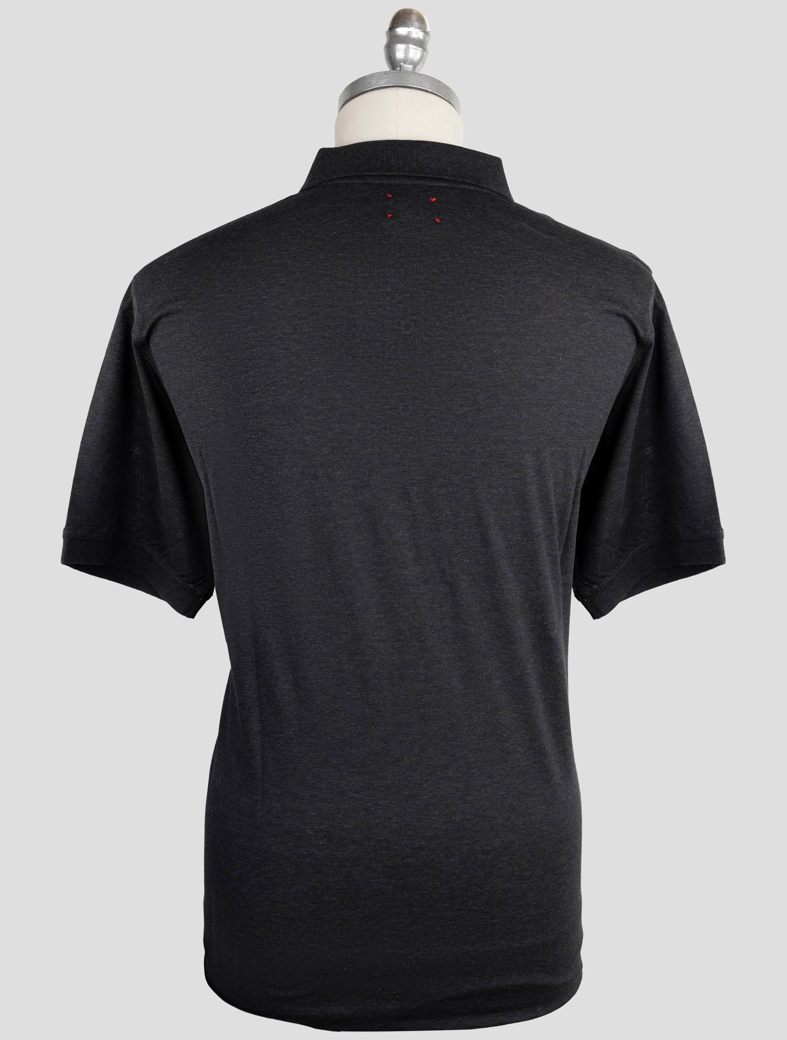 Kiton Dark Gray Cotton Polo