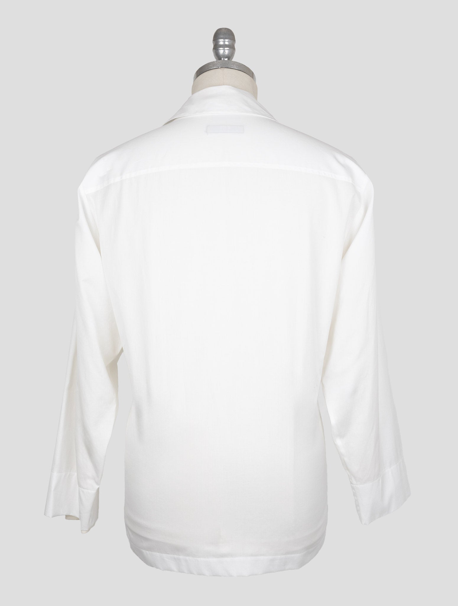 Kiton Knt White Cotton Shirt