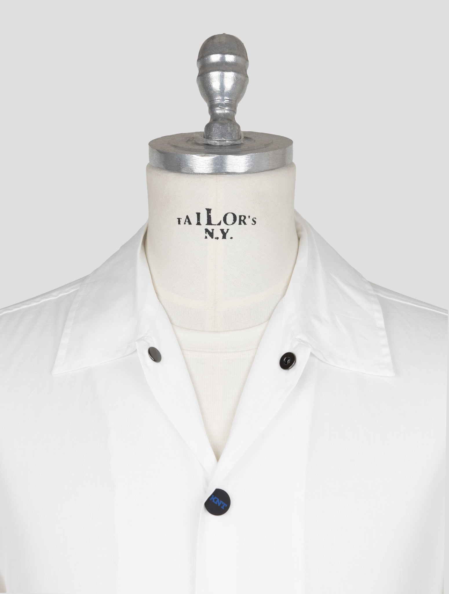 Kiton Knt White Cotton Shirt