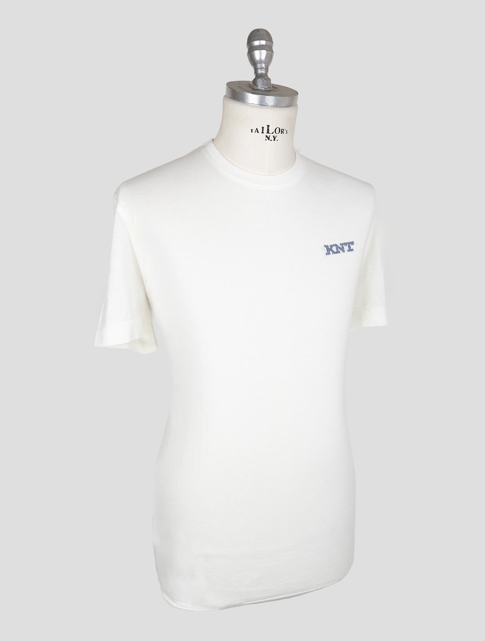 Kiton Knt White Cotton T-Shirt