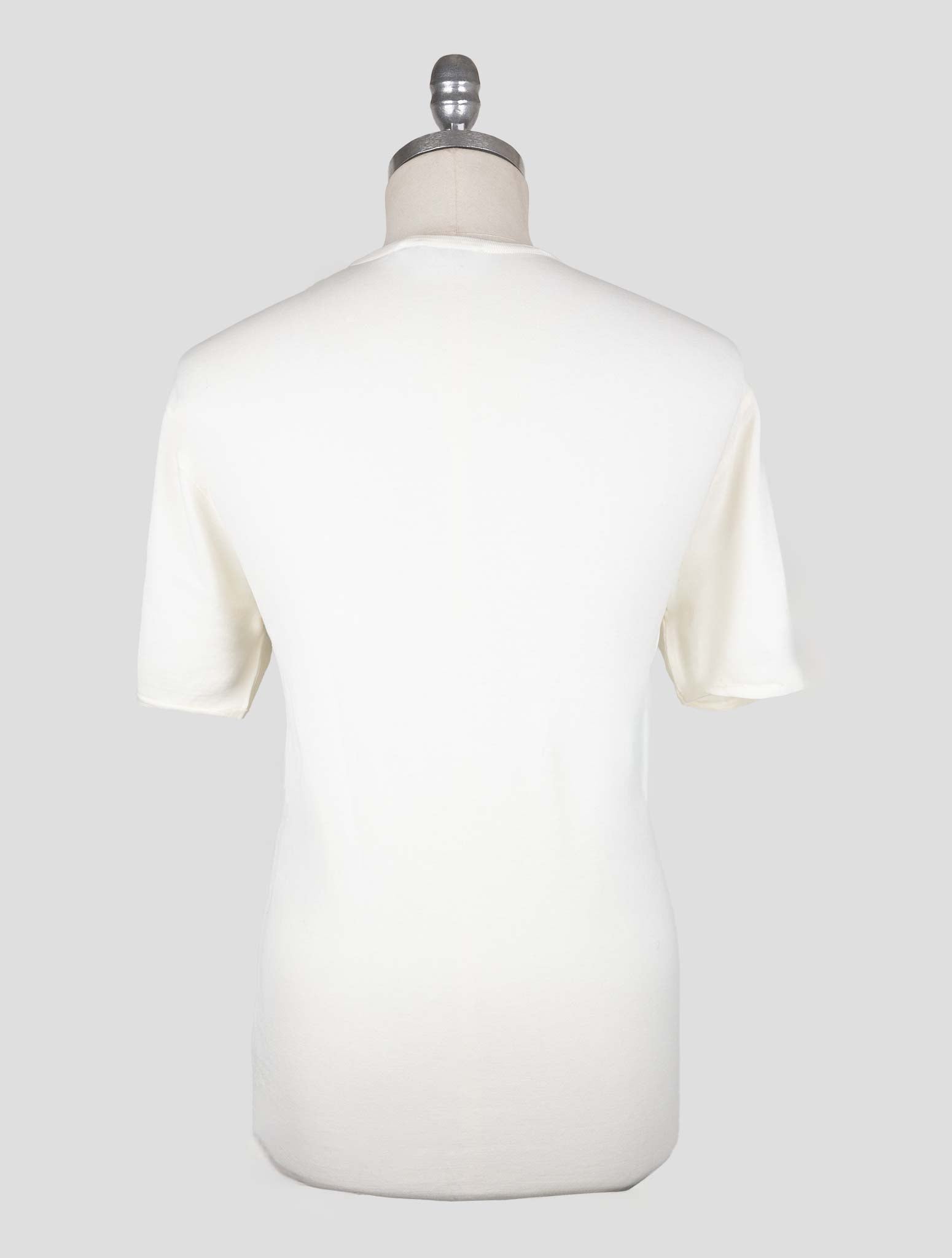 Kiton Knt White Cotton T-Shirt