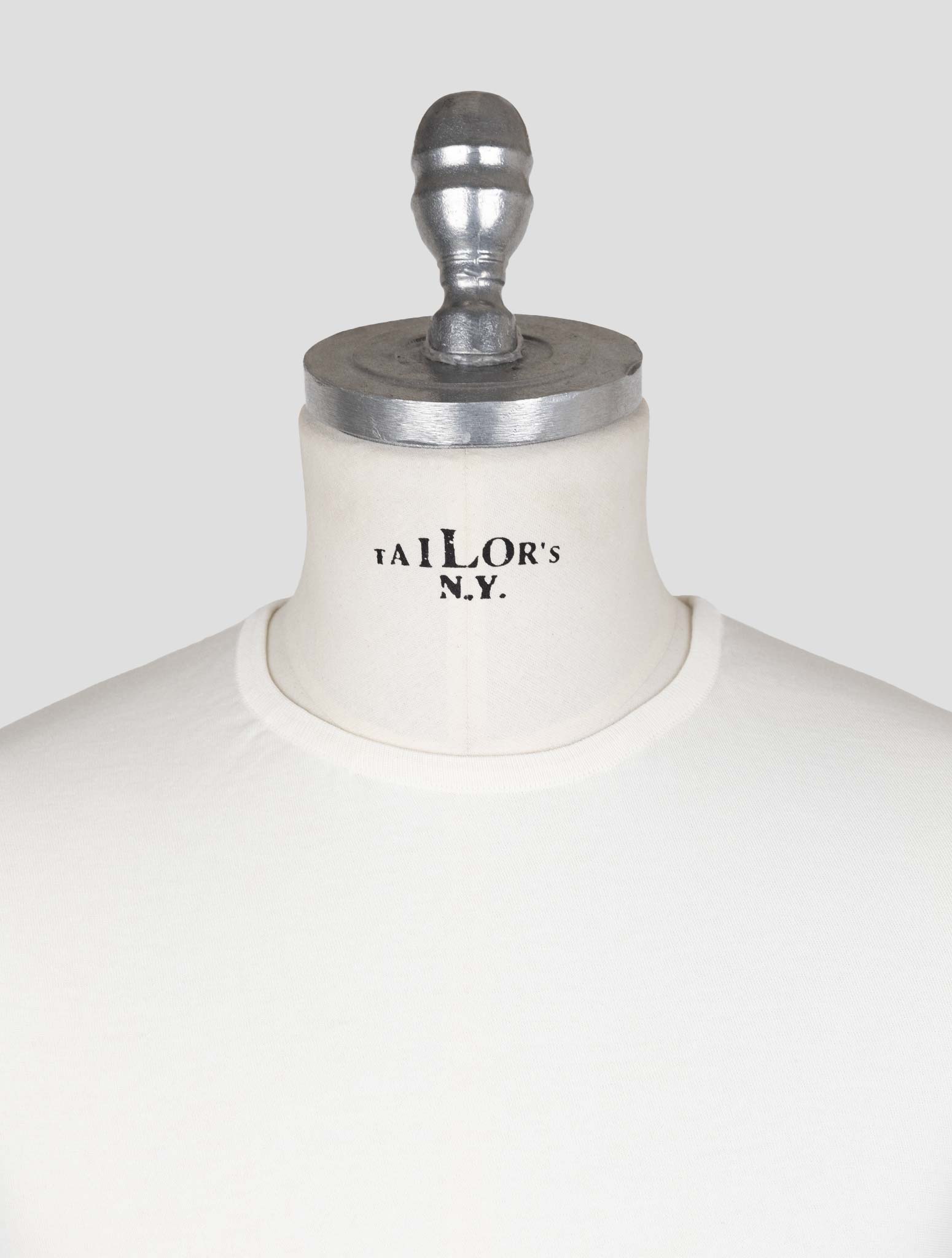 Kiton Knt White Cotton T-Shirt