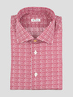 Kiton Red Cotton Shirt