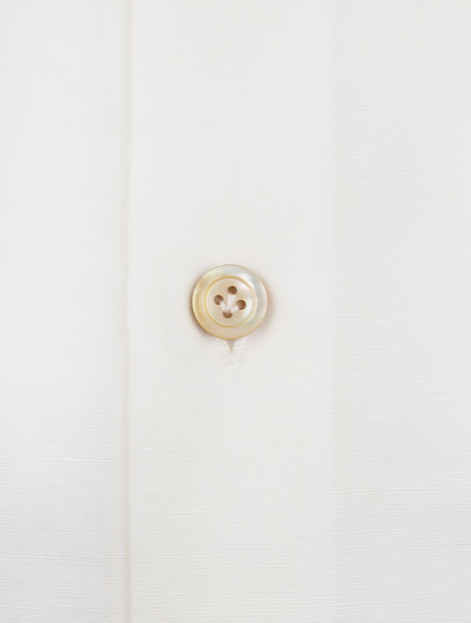 Kiton White Cotton Linen Shirt