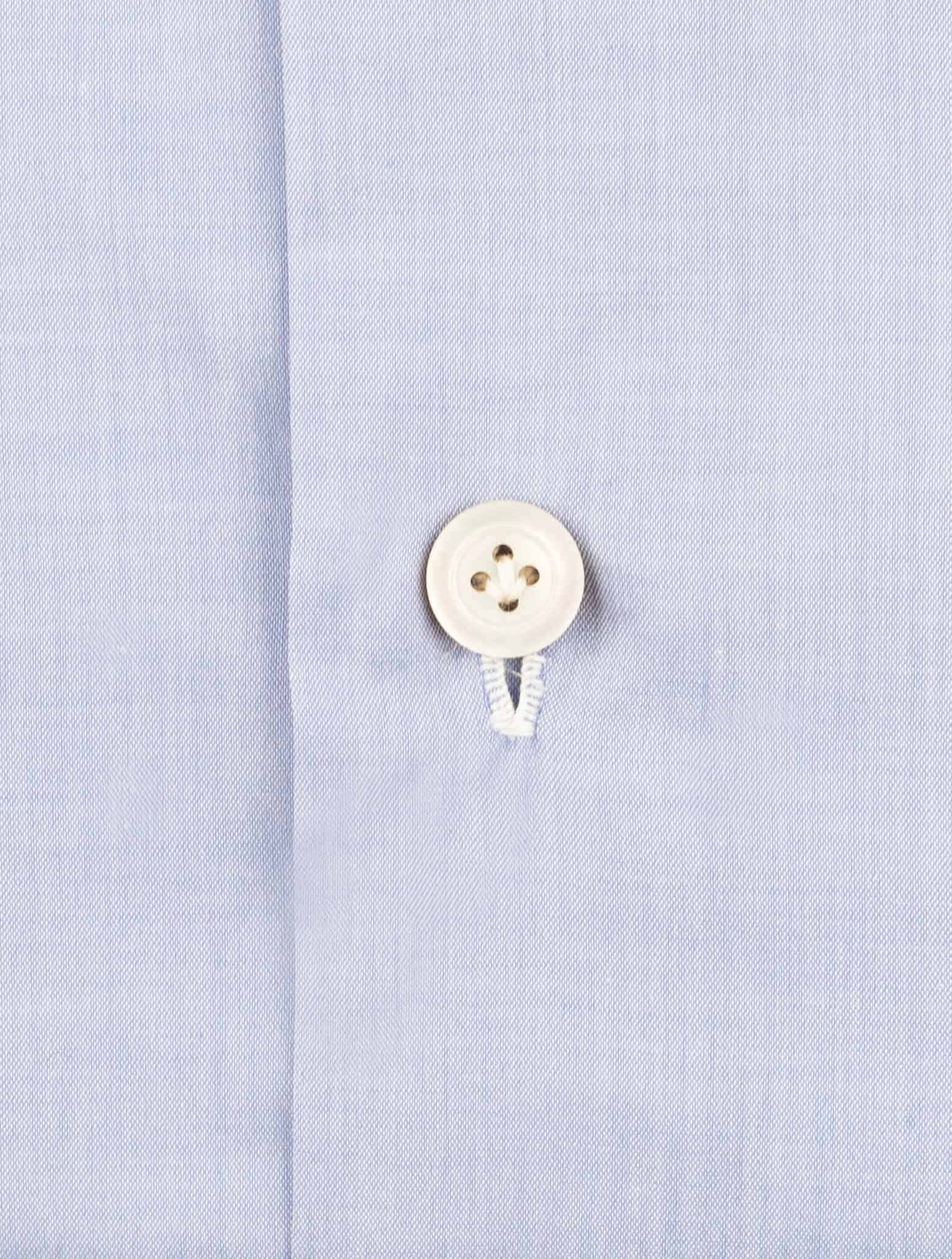 Kiton Light Blue Cotton Shirt