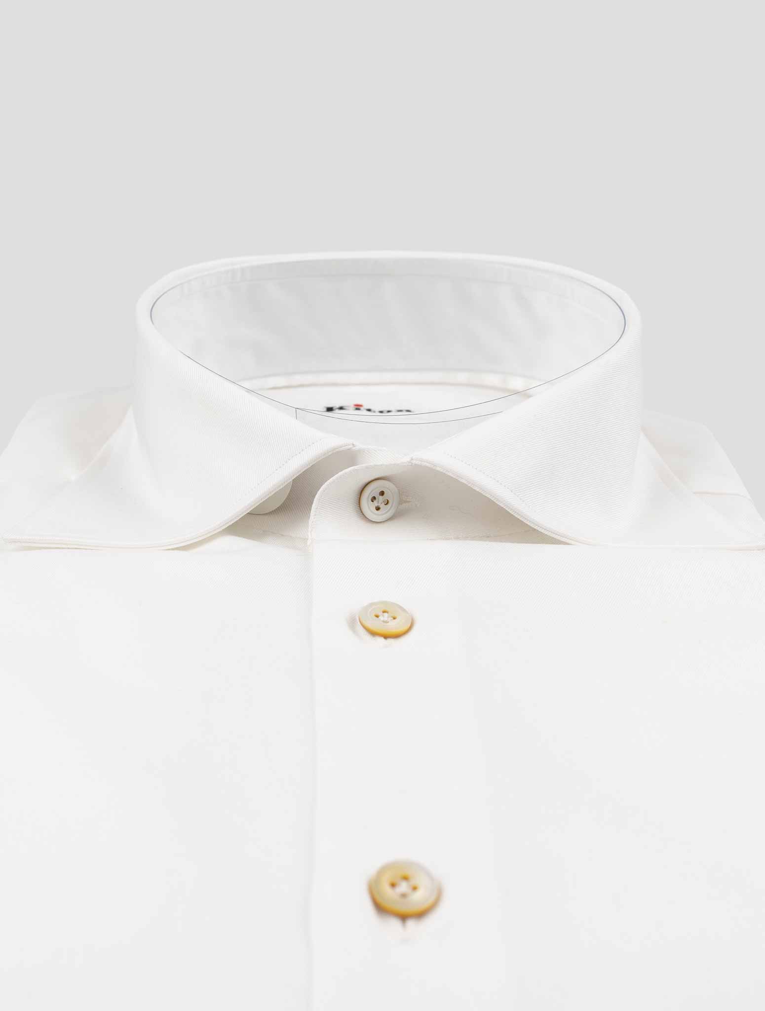 Kiton White Cotton Shirt