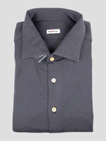 Kiton Gray Cotton Shirt