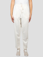 Kiton White Cotton Ea Jeans