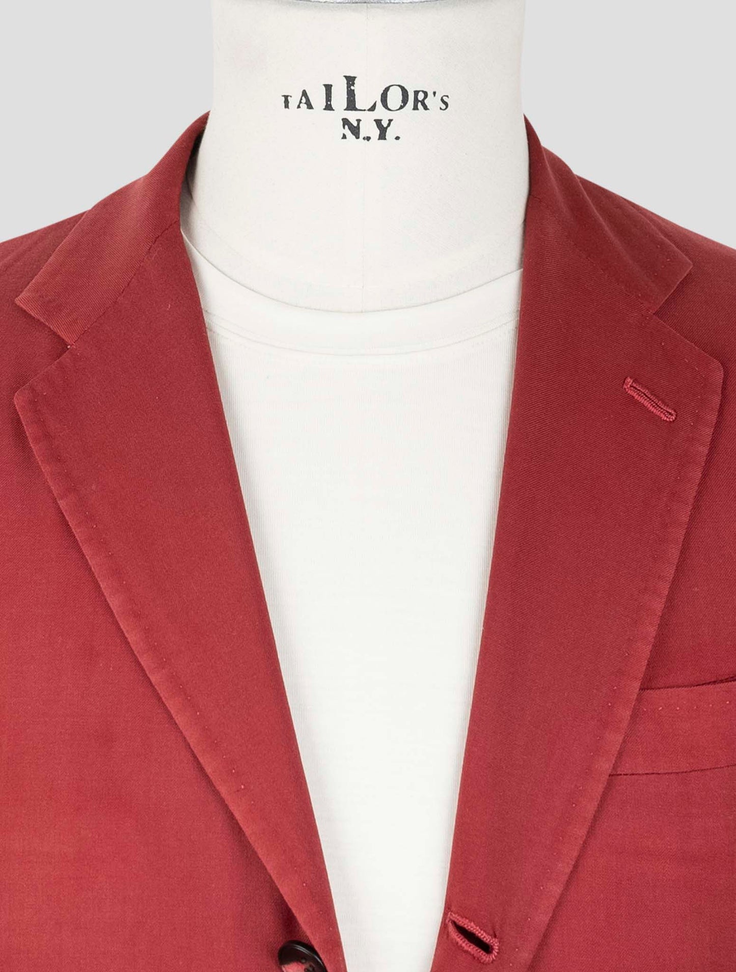 Kiton Burgundy Cashmere Blazer