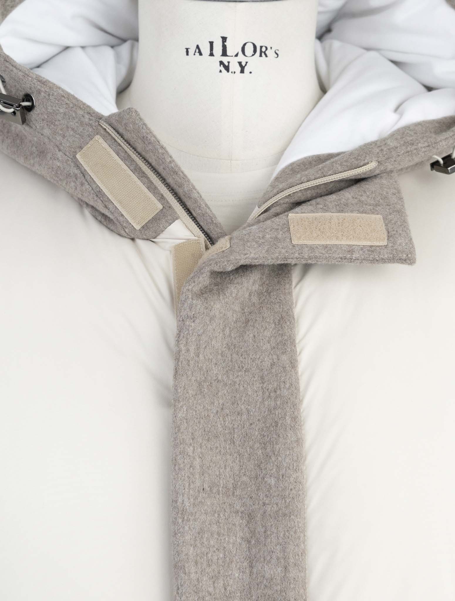 Kiton Multicolor Cashmere Coat back view