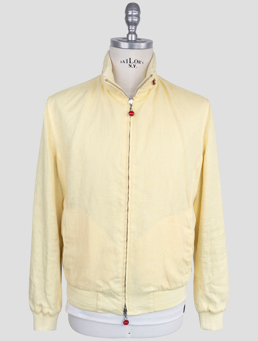 Kiton Yellow Linen Coat