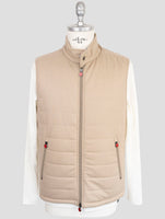 Kiton Brown Cashmere Pl Gilet Coat