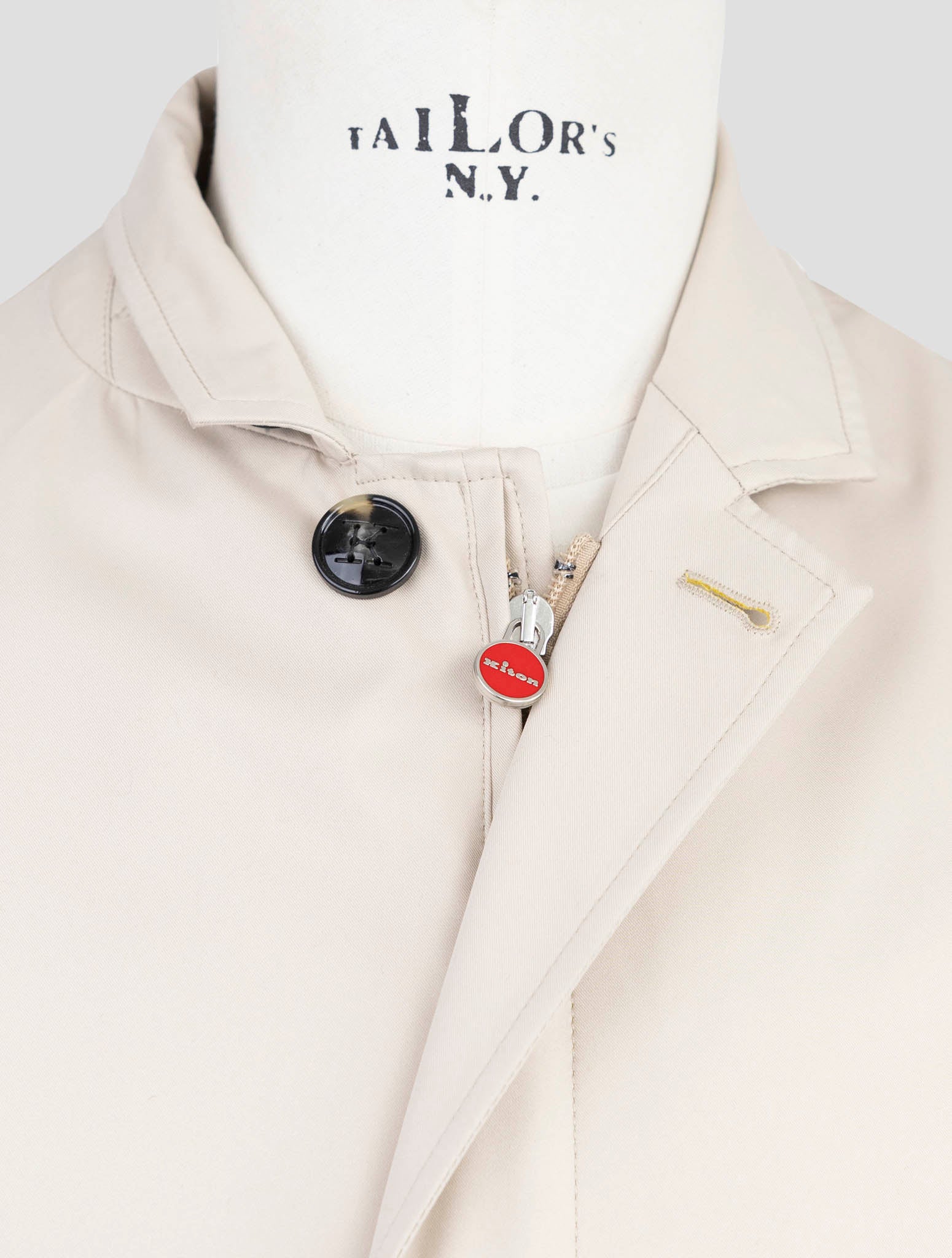 Kiton Beige Pl Coat