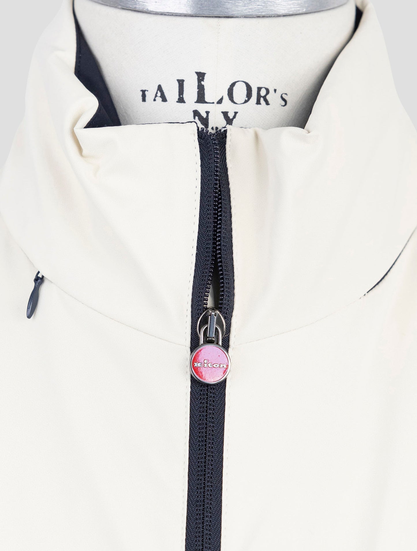 Kiton White Cashmere Coat