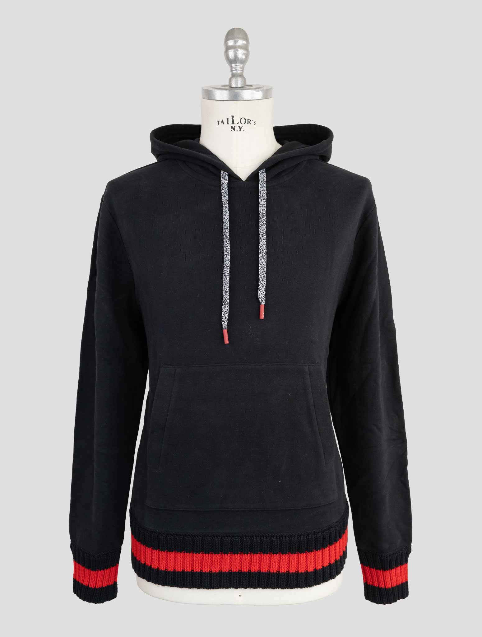 Kiton Black Cotton Tracksuit
