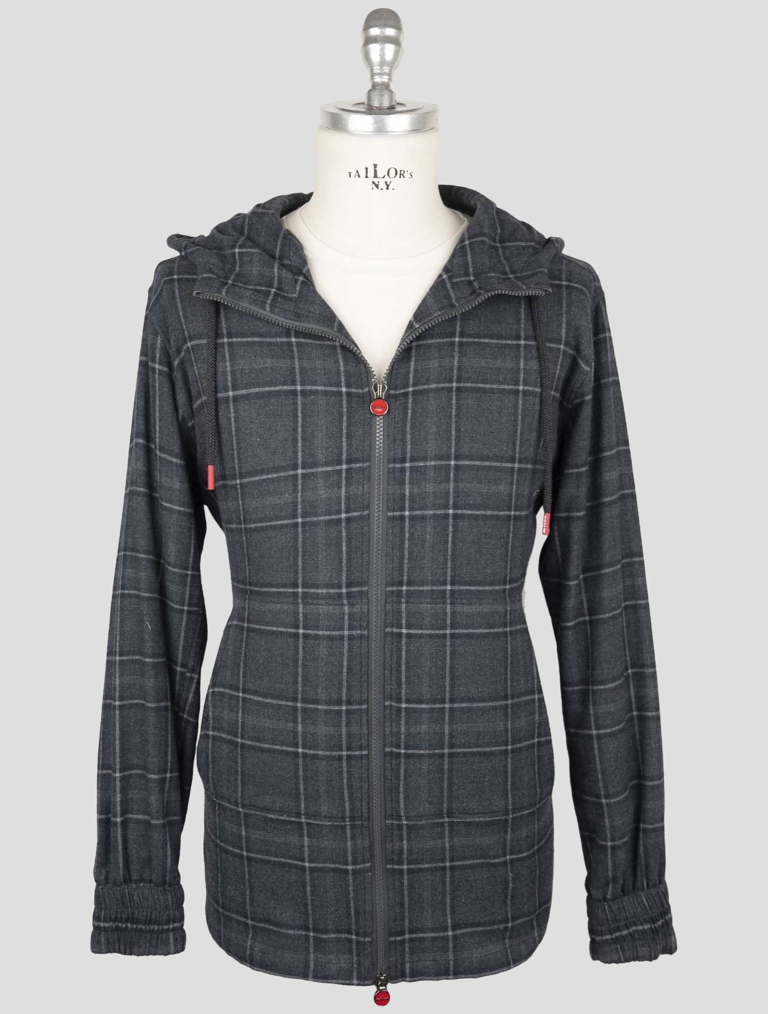 Kiton Gray Cotton Shirt Mariano