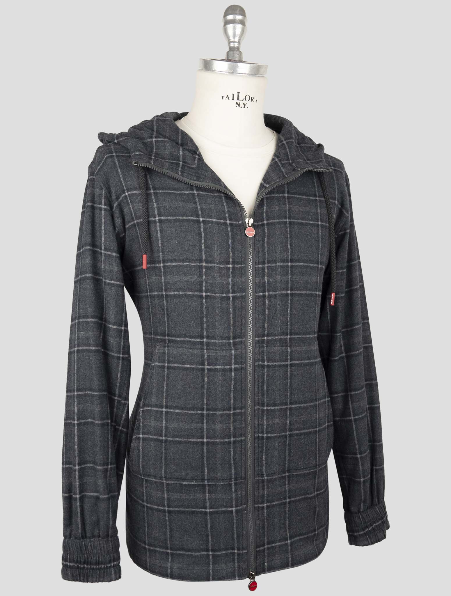 Kiton Gray Cotton Shirt Mariano