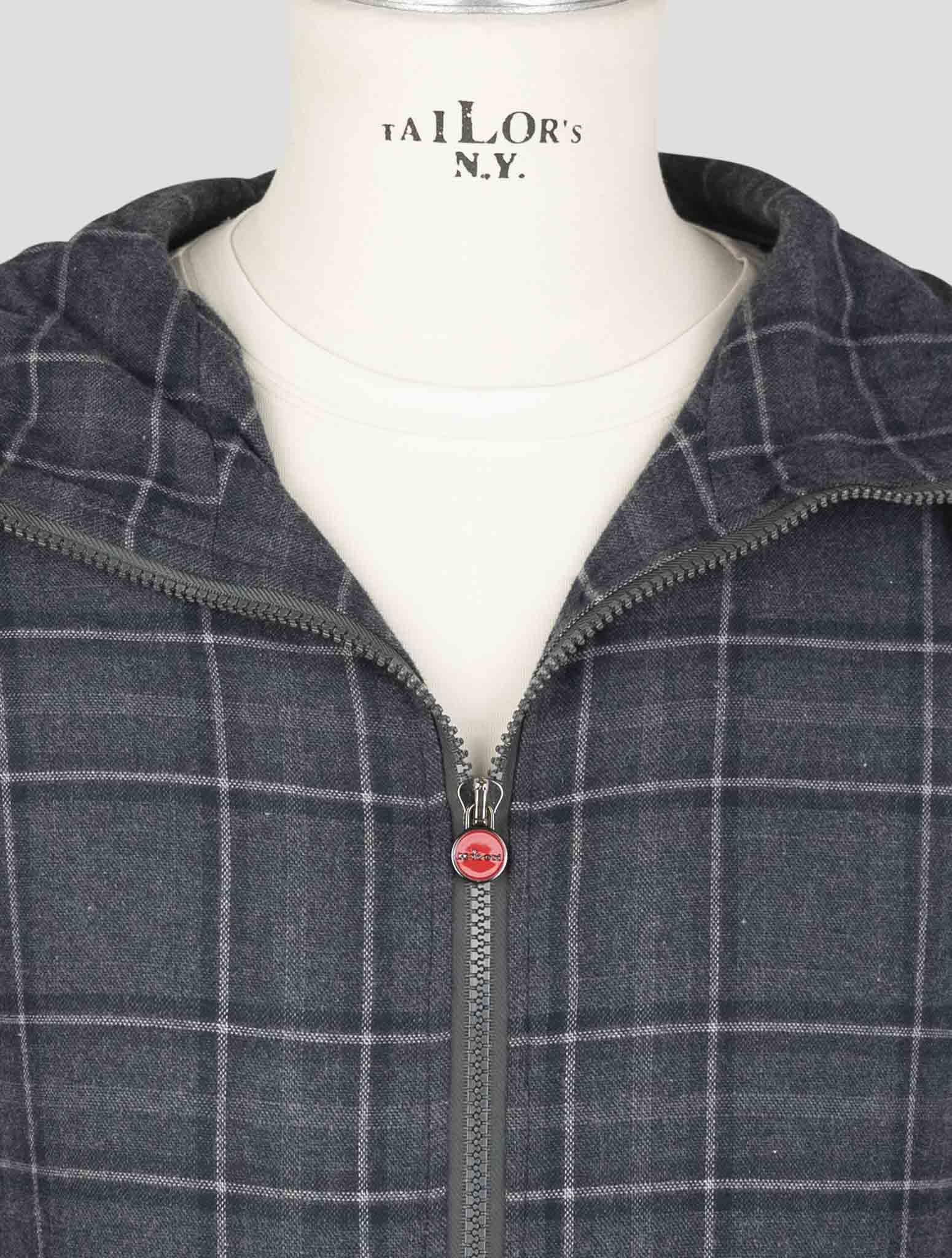 Kiton Gray Cotton Shirt Mariano