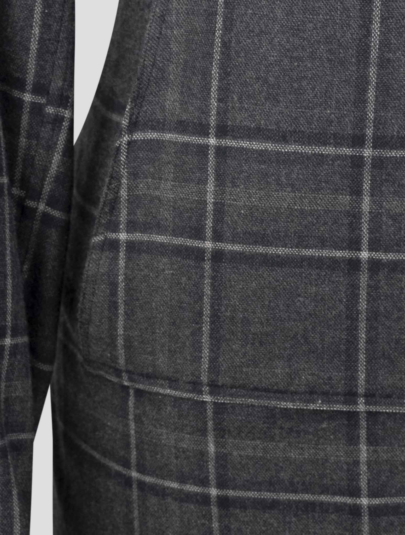 Kiton Gray Cotton Shirt Mariano