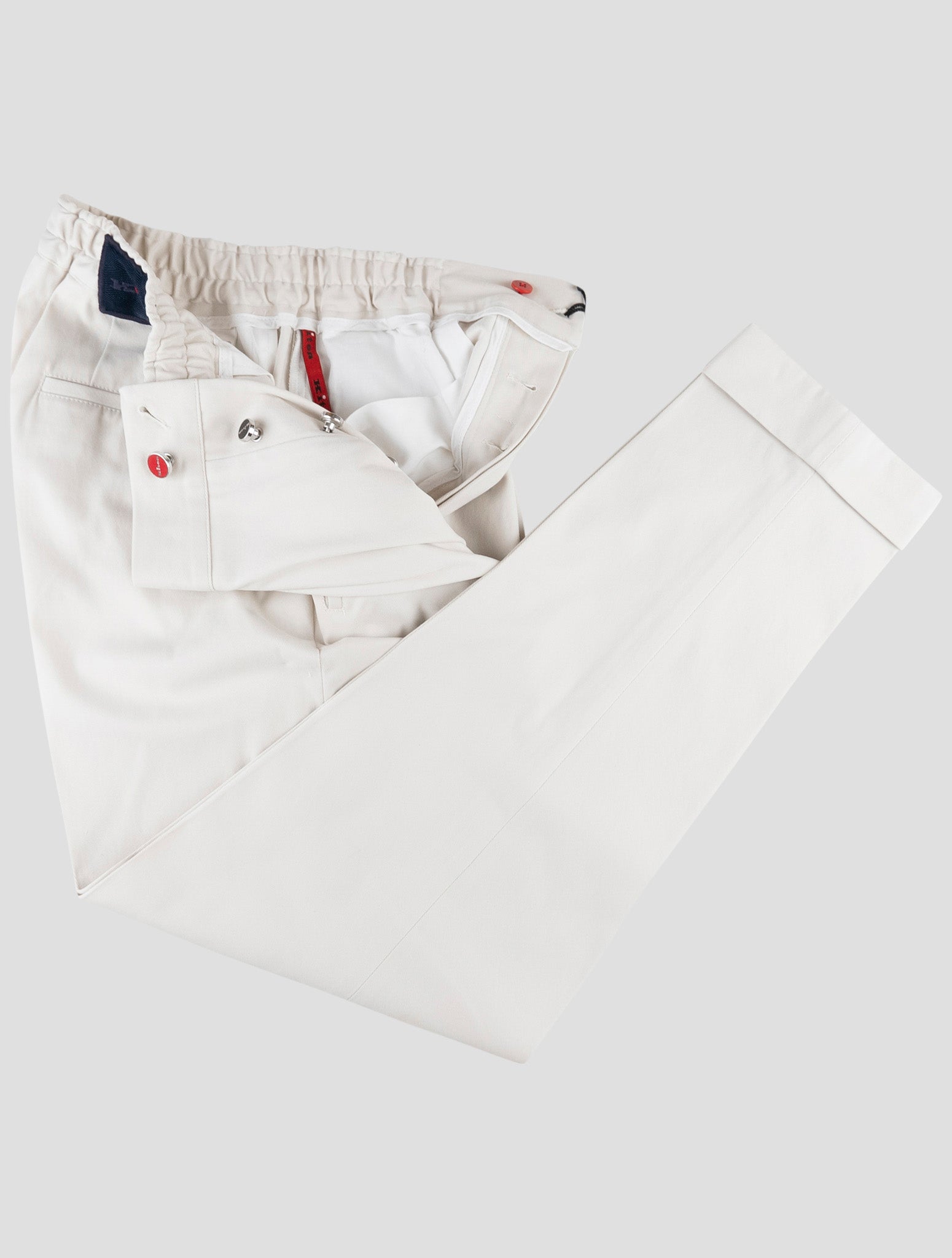 Kiton Beige Cotton Ea Pants