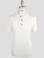 Kiton Knt White Virgin Wool Silk Polo