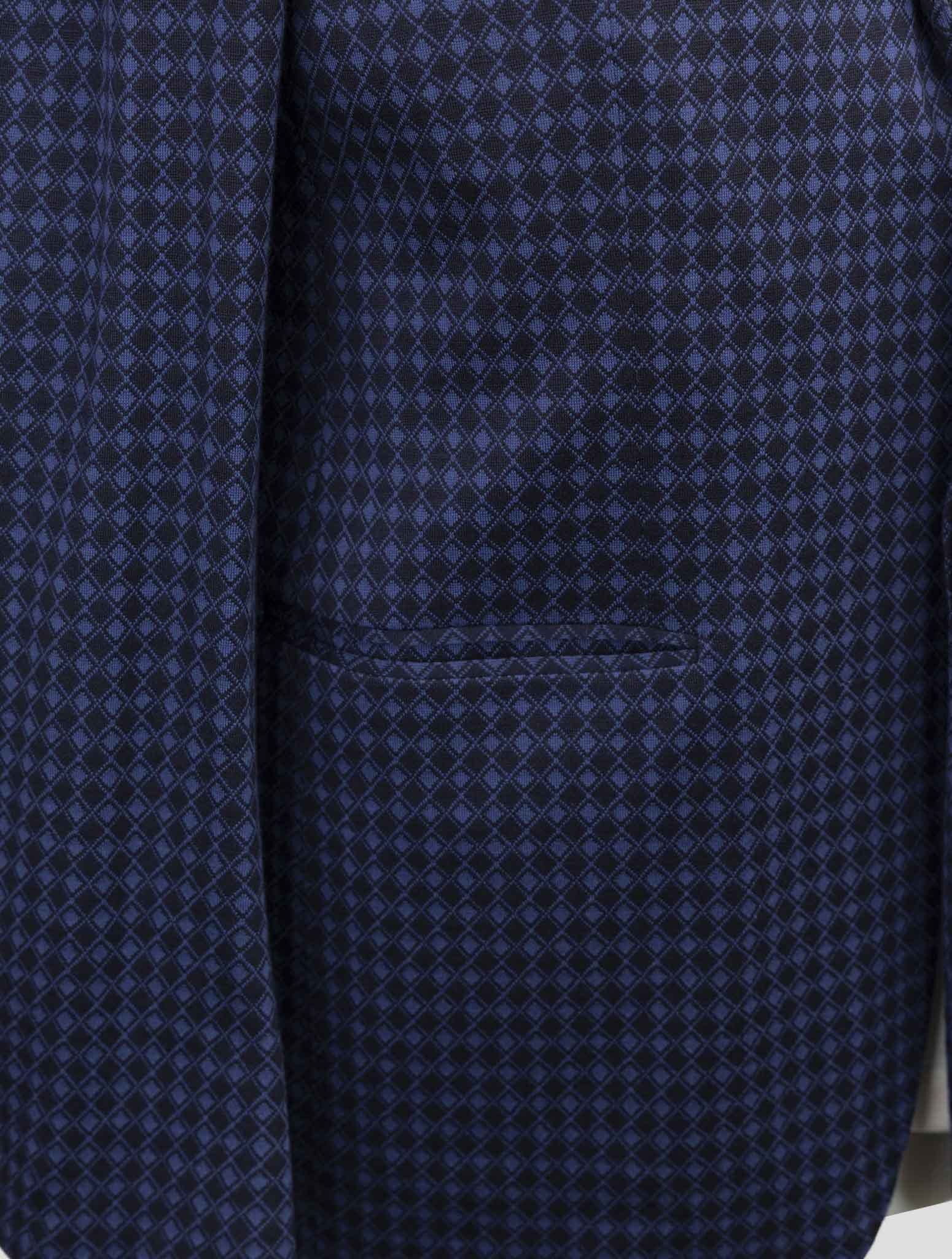 Kiton KNT Blue Cotton Cashmere Pa Blazer