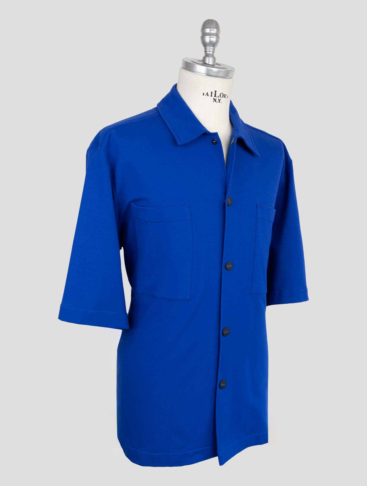 Kiton Knt Blue Cotton Ea Tracksuit